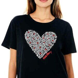 Keith Haring Women’s Tee (T-shirt) - Black Size S